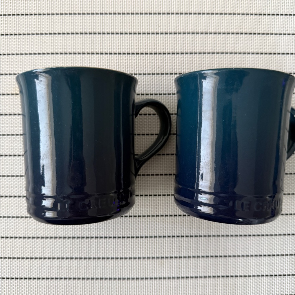 Le Creuset Deep Blue Mugs